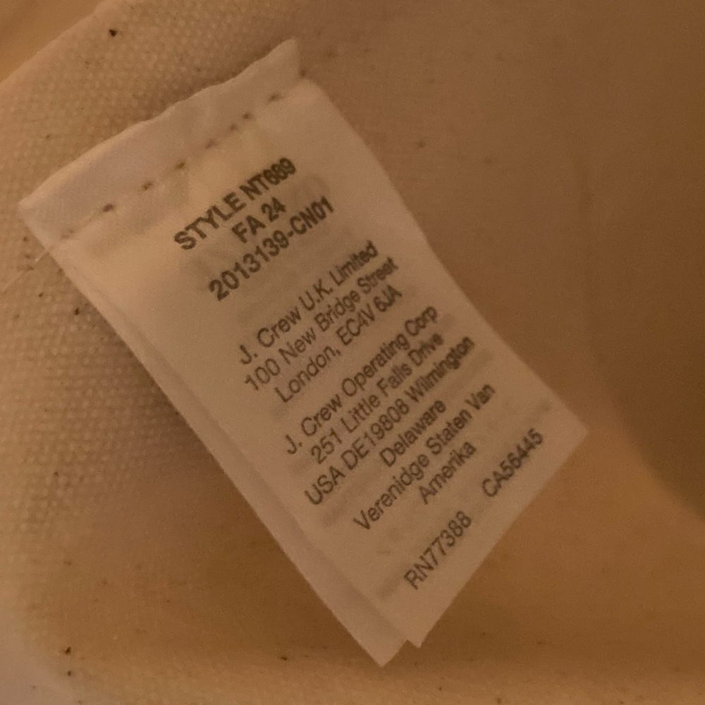 Madewell Canvas Boat Tote in Burgundy and Off-White - Picture 7 of 8